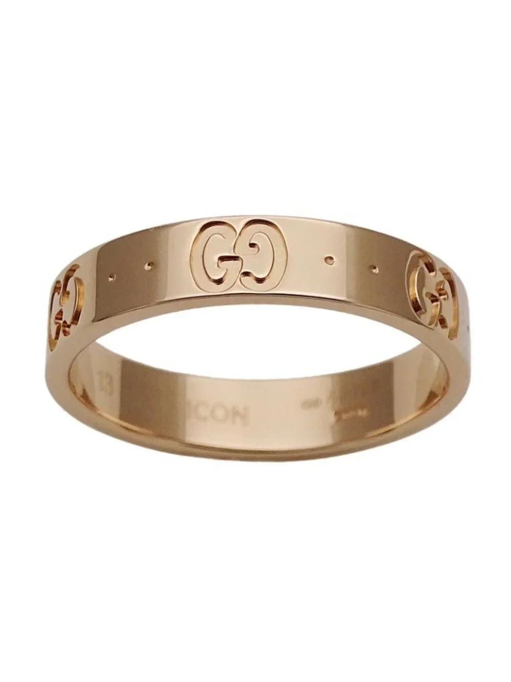 Gucci Ring Icon Slim Pink Gold - Picture 2 of 12